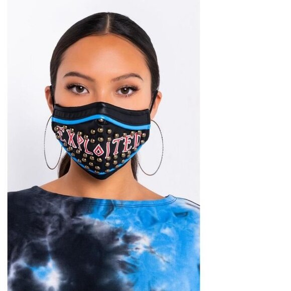 EXPLOITED PU FASHION FACE COVER - Picture 1 of 2